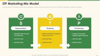 STP Marketing Mix Model Marketing Best Practice Tools And Templates