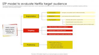 STP Model To Evaluate Netflix Target Netflix Email And Content Marketing Strategy SS V