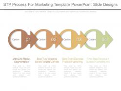 Stp process for marketing template powerpoint slide designs