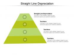 Straight line depreciation ppt powerpoint presentation show graphic tips cpb