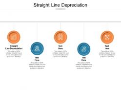 Straight line depreciation ppt powerpoint presentation styles slides cpb