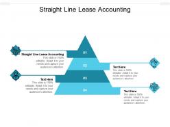 Straight line lease accounting ppt powerpoint presentation infographics background image cpb