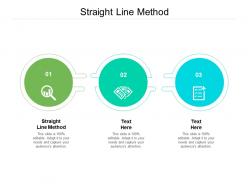 Straight line method ppt powerpoint presentation ideas professional cpb