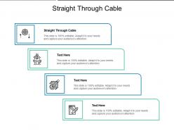 Straight through cable ppt powerpoint presentation portfolio cpb