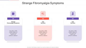 Strange Fibromyalgia Symptoms In Powerpoint And Google Slides Cpb