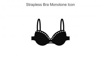 Strapless Bra Monotone Icon In Powerpoint Pptx Png And Editable Eps Format
