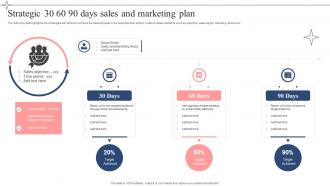 Strategic 30 60 90 Days Sales And Marketing Plan