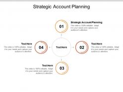 Strategic account planning ppt powerpoint presentation infographic template design cpb