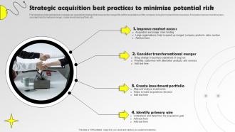 Strategic Acquisition Best Practices To Minimize Potential Risk