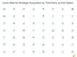 Strategic acquisition by third party as exit option powerpoint presentation slides