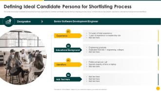 Strategic Action Plan Defining Ideal Candidate Persona For Shortlisting Process