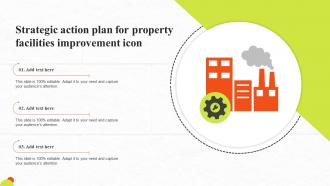 Strategic Action Plan For Property Facilities Improvement Icon