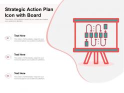 Strategic Action Plan Icon With Board