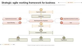 Strategic Agile Working Framework For Business