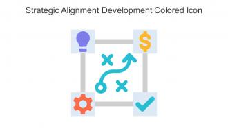 Strategic Alignment Development Colored Icon In Powerpoint Pptx Png And Editable Eps Format