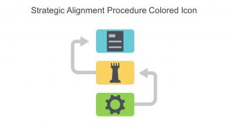 Strategic Alignment Procedure Colored Icon In Powerpoint Pptx Png And Editable Eps Format