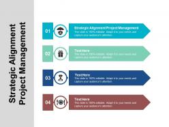 Strategic alignment project management ppt powerpoint presentation summary template cpb