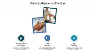 Strategic alliance joint venture ppt powerpoint presentation professional graphics design cpb