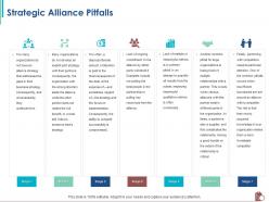 Strategic alliance pitfalls pulling key ppt powerpoint presentation summary show