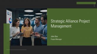 Strategic Alliance Project Management PPT Template AT
