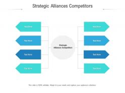 Strategic alliances competitors ppt powerpoint presentation gallery topics cpb