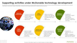 Strategic Analysis Of Mcdonalds Complete Value Chain Powerpoint PPT Template Bundles Pre-designed Captivating