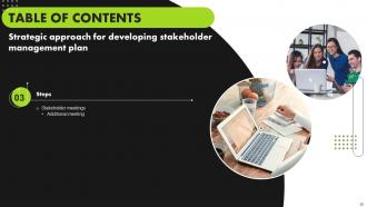 Strategic Approach For Developing Stakeholder Management Plan Powerpoint Presentation Slides Graphical Attractive