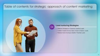Strategic Approach Of Content Marketing Powerpoint Presentation Slides