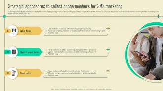 Strategic Approaches Sms Marketing Sms Promotional Campaign Marketing Tactics Mkt Ss V