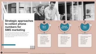 Strategic Approaches To Collect Phone Number SMS Advertising Strategies To Drive Sales MKT SS V