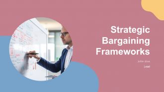 Strategic Bargaining Frameworks PPT Sample ST AI
