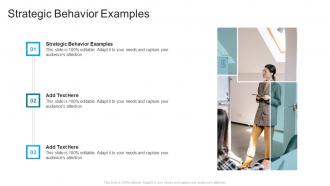 Strategic Behavior Examples In Powerpoint And Google Slides Cpb