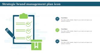 Strategic Brand Management Plan Icon