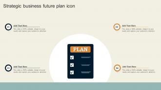 Strategic Business Future Plan Icon