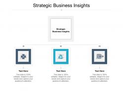 Strategic business insights ppt powerpoint presentation background images cpb