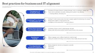 Strategic Business IT Alignment Powerpoint Presentation Slides Impressive Researched
