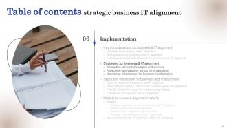 Strategic Business IT Alignment Powerpoint Presentation Slides Appealing Researched