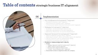 Strategic Business IT Alignment Powerpoint Presentation Slides Engaging Researched