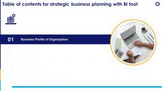 Strategic Business Planning With BI Tool Powerpoint Presentation Slides Analytical Slides
