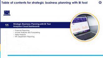 Strategic Business Planning With BI Tool Powerpoint Presentation Slides Impressive Idea