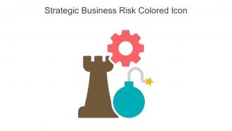 Strategic Business Risk Colored Icon In Powerpoint Pptx Png And Editable Eps Format