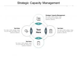 Strategic capacity management ppt powerpoint presentation show designs cpb