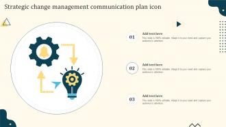 Strategic Change Management Communication Plan Icon