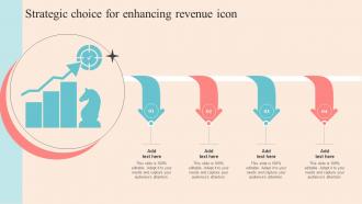 Strategic Choice For Enhancing Revenue Icon