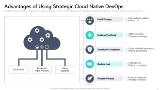 Strategic Cloud Native Devops Powerpoint Ppt Template Bundles Designed Images