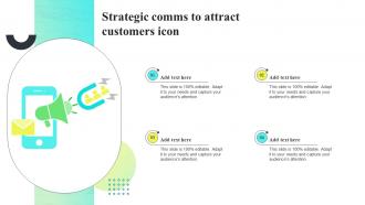 Strategic Comms To Attract Customers Icon
