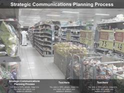 Strategic communications planning process ppt powerpoint presentation file elements cpb