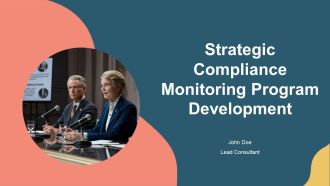 Strategic Compliance Monitoring Program Development PPT Presentation AT