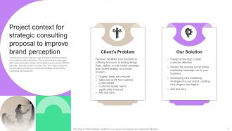 Strategic Consulting Proposal To Improve Brand Perception Complete Deck Slides Visual