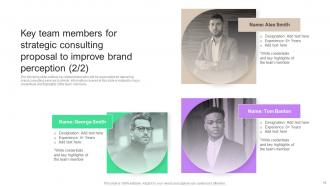Strategic Consulting Proposal To Improve Brand Perception Complete Deck Downloadable Visual